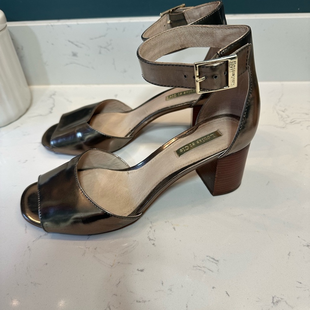 Louise et Cie Brown Bronze Heels